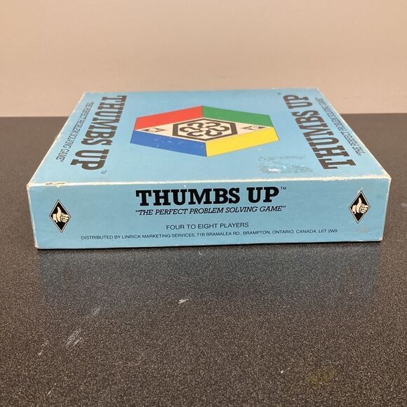 Vintage Thumbs Up The Perfect Problem Solving Board Game Rare - Picture 9 of 13